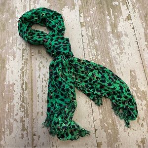 Urban Outfitters Cooperative Green Lightweight Scarf